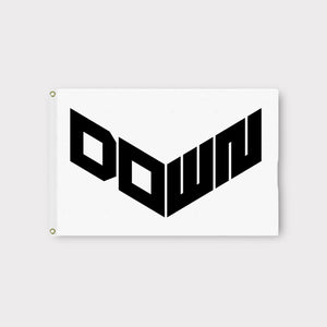 Down Logo 3x5 Flag